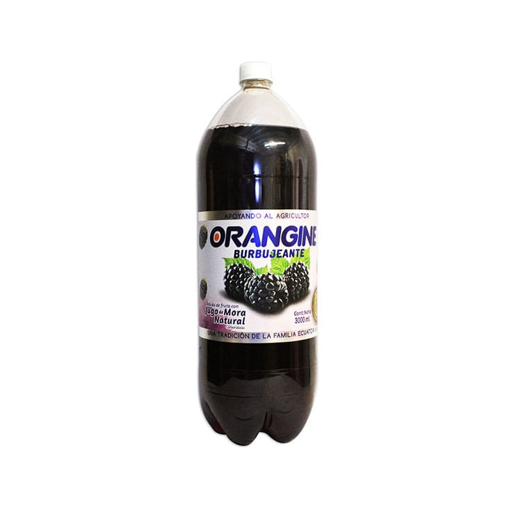 Orangine Jugo Mora Botella 3 Lt