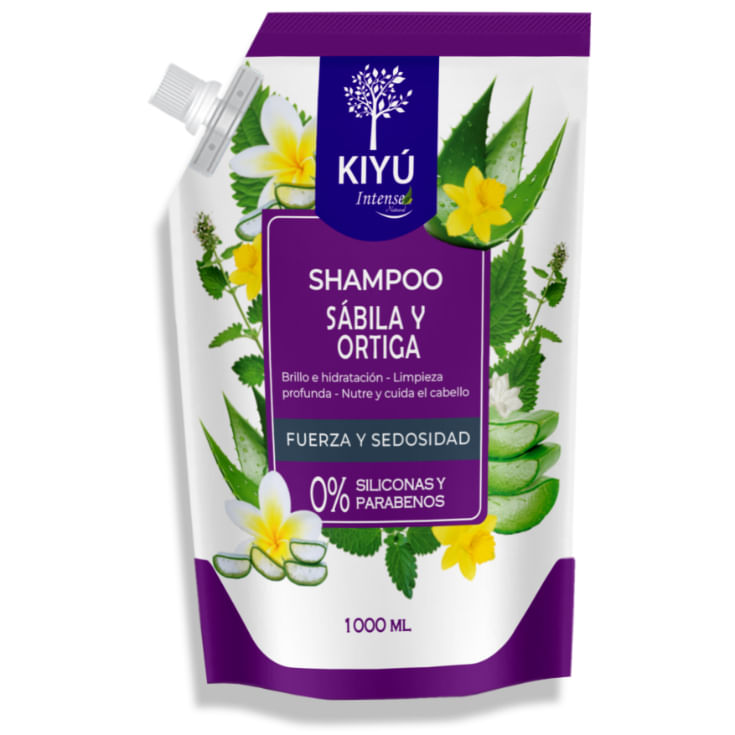 Shampoo Sábilaortiga Doy Pack Kiyú 1 Lt