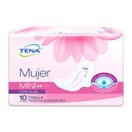 Toalla De Mujer Absorbente Tena Mediano X10 Un