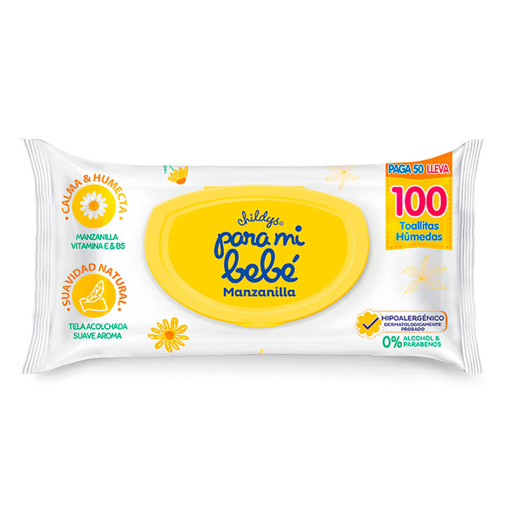 Para Mi Bebe Toallitas Humedas Manzanilla Paga 50 Lleva 100