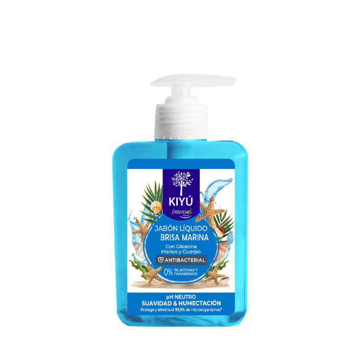 Jabón Líquido Antibacterial Brisa Marina Kiyu