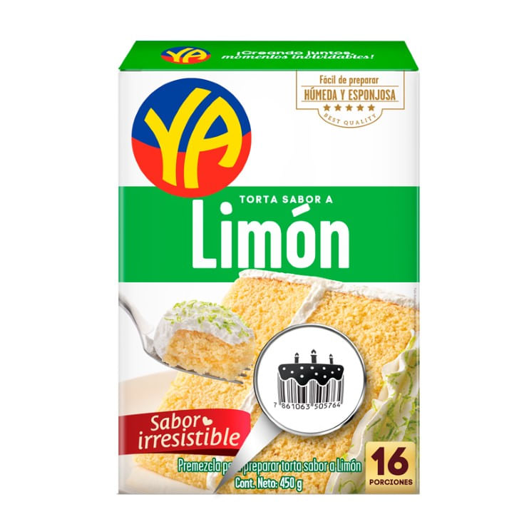 Premezcla Ya Sabor a Limón 450 Gr.