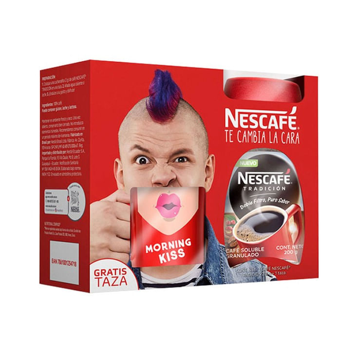 Nescafe Cafe Promocion 200 Gr + Jarro Gratis