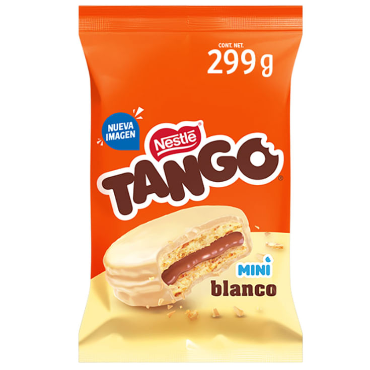 Tango Mini Blanco Galletas Recubiertas 299g