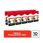Marlboro Rojo En Medias Paquete X 10 Uni