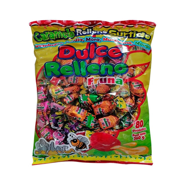 Caramelo Fruna Dulce Relleno Surtido 360 Gr