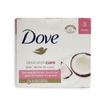Tripack Jabon Leche De Coco Dove 90 Gr C/U