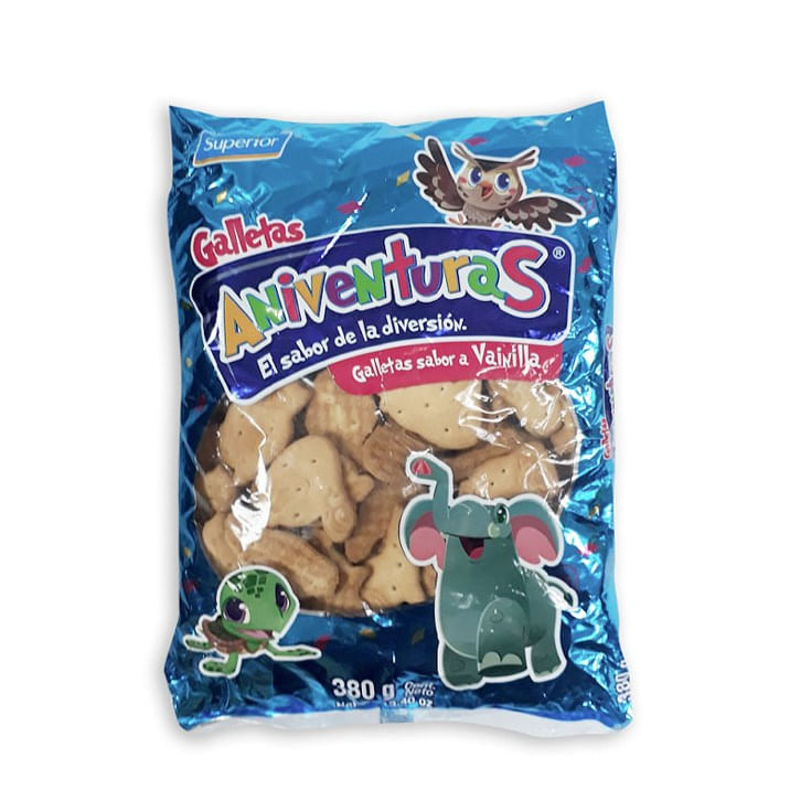 Galleta Vainilla Aniventura 380 Gr