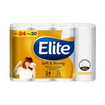 Papel Higienico Elite Soft&Strong Grande 20M X24/2
