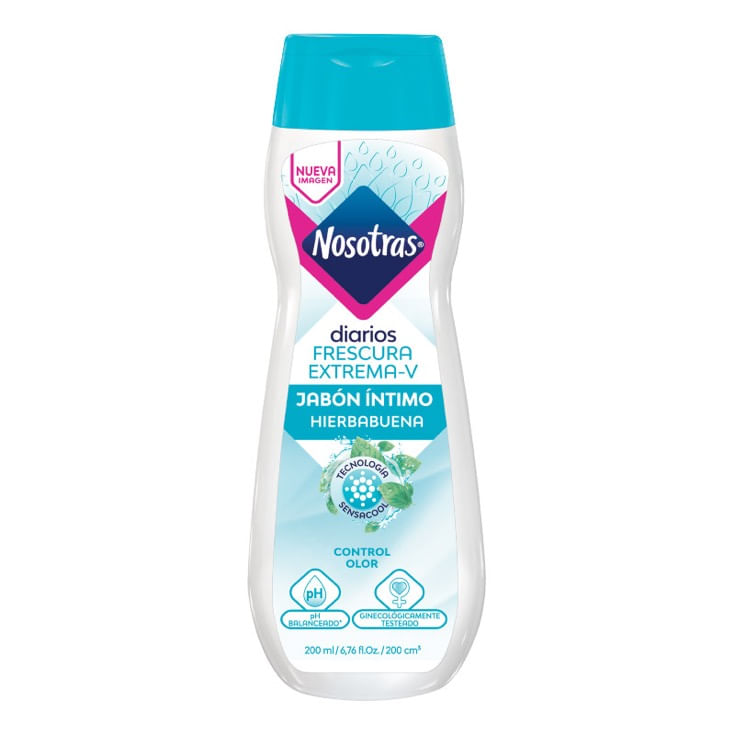 Jabón Intimo Frescura Extrema Nosotras 200 Ml