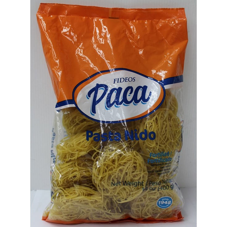 Fideo Paca Nido Cabello 400 Gr.
