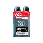 Desodorante Dove Pack Men Care Invisible Dry 89 Gr