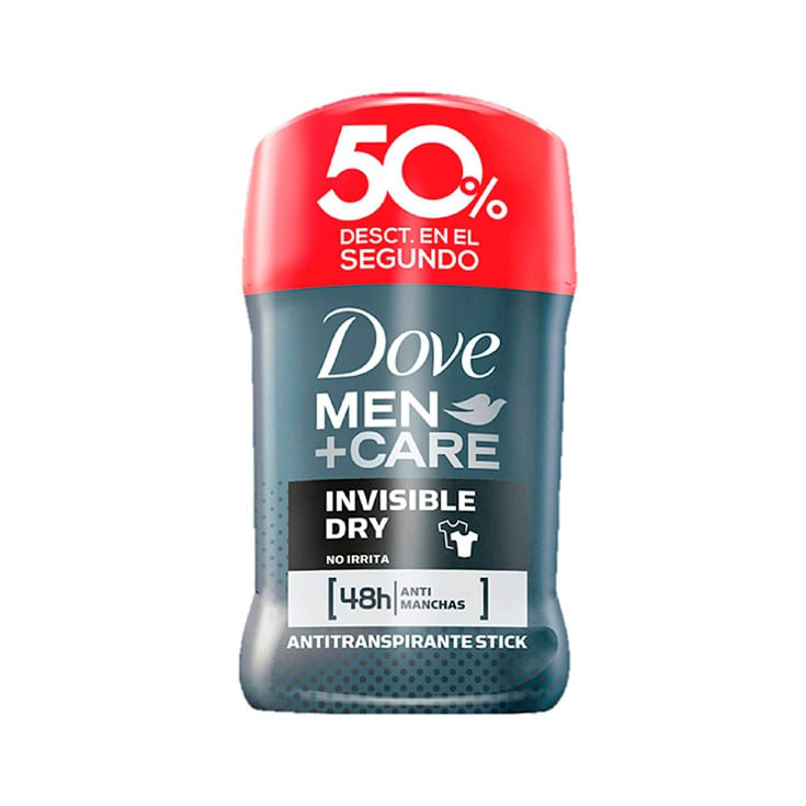 Desodorante Pack Dove Men + Care Invisible Dry 50 Gr
