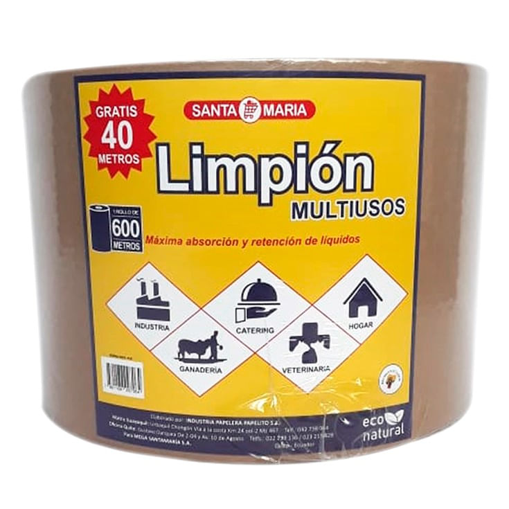 Limpión Multi Uso Santa Maria 600 metros