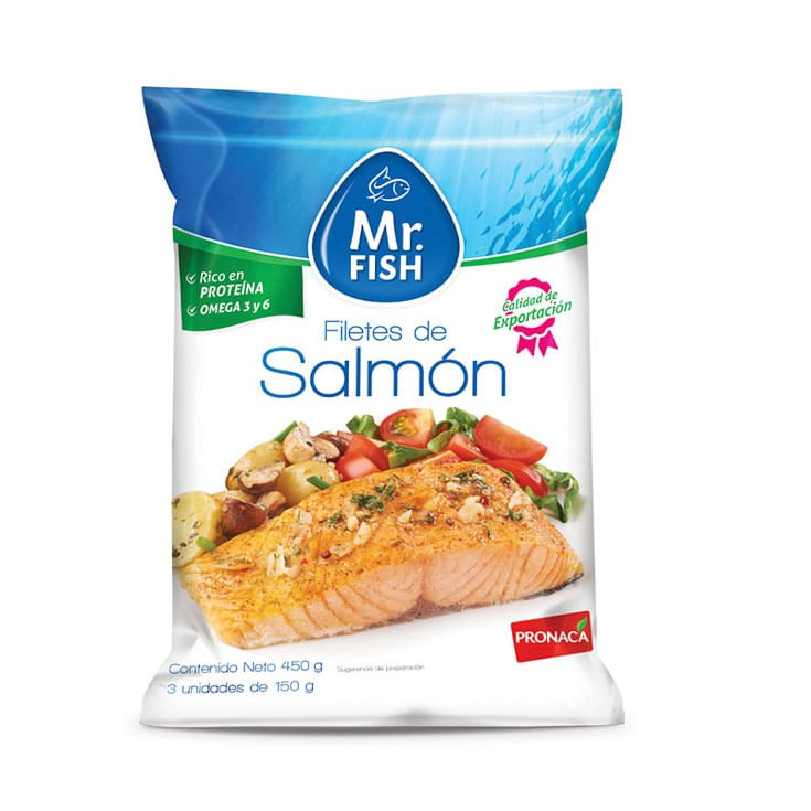 Filete De Salmón Mr. Fish 450 Gr