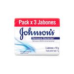 Jabon Johnson´S Tripack Original Remueve Bacterias 110 Gr C/U