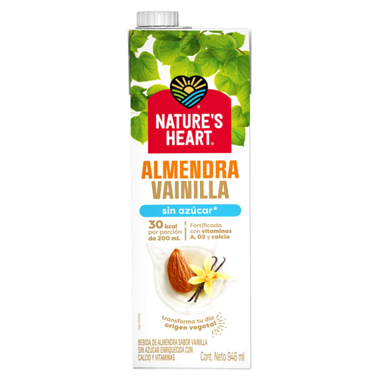 Bebida Nature'S Hearth Almendra Vainilla Sin Azucar 946 Ml