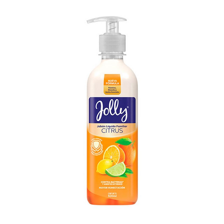 Jabon Liquido Jolly Antibacterial Citrus 500Ml