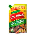 Sazón Los Andes Doypack 550 Gr +25% Gratis
