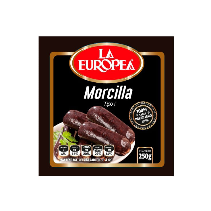 Morcilla La Europea 250 Gr