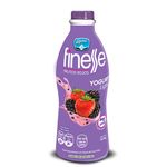 Finesse Yogurt Deslactosado Botella Trozos Frutose Rojos 1670 Gr