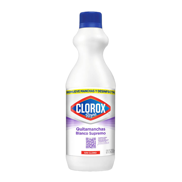 Clorox Quitamanchas Blanco Supremo 500 Ml.
