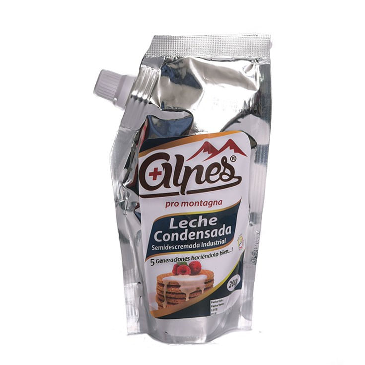 Leche Condensada Alnes Doy Pack 200 Gr.