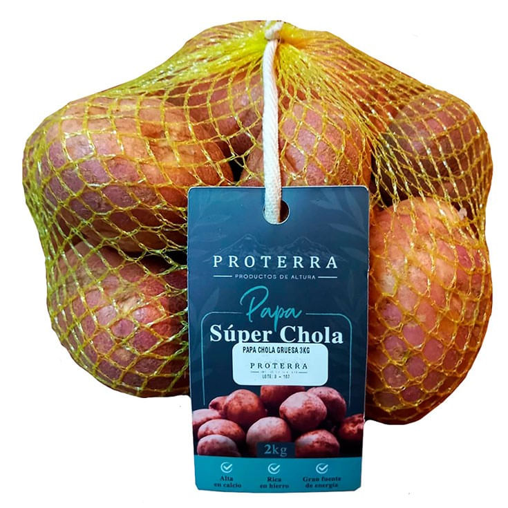 Papa Súper Chola Gruesa Malla Proterra 2 Kg
