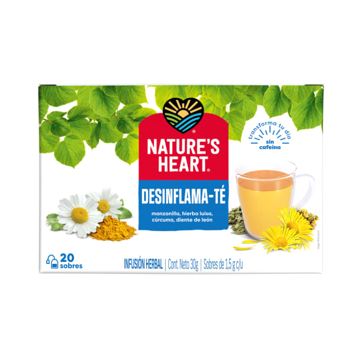 Nature´S Heart Te Desinflamate X 20 Un.