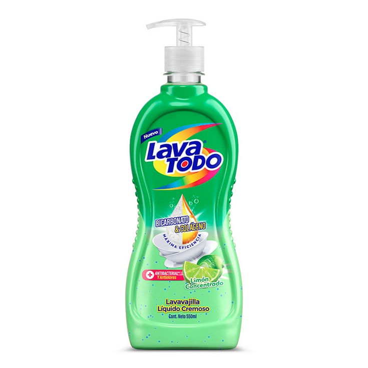 Lavavajilla Limón Lavatodo 550 Ml