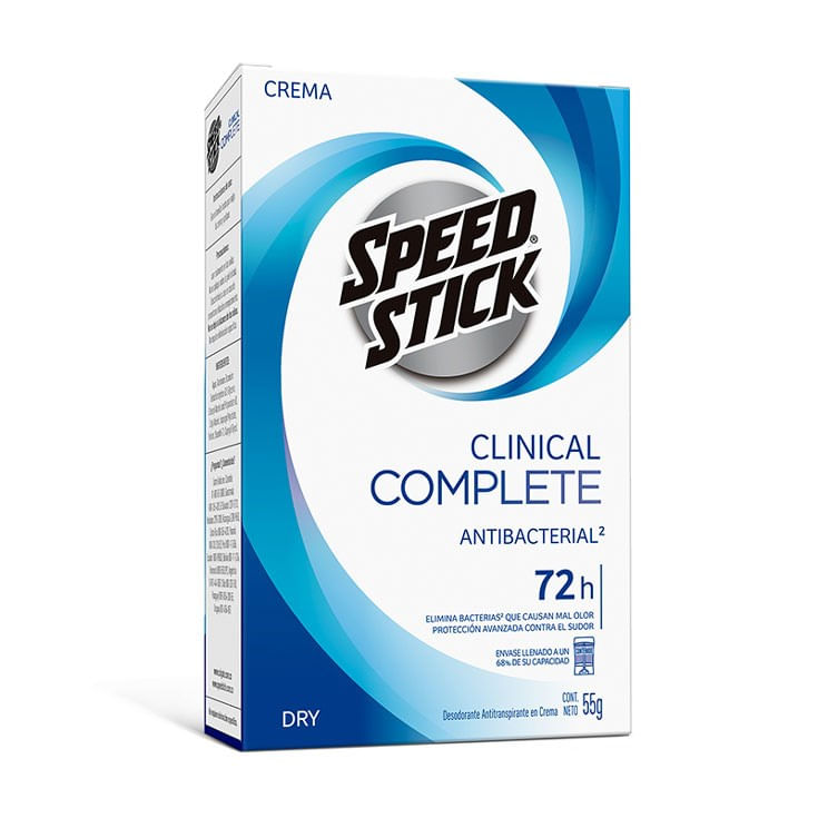 Desodorante Clinical Dry Cream Speed Stick 55