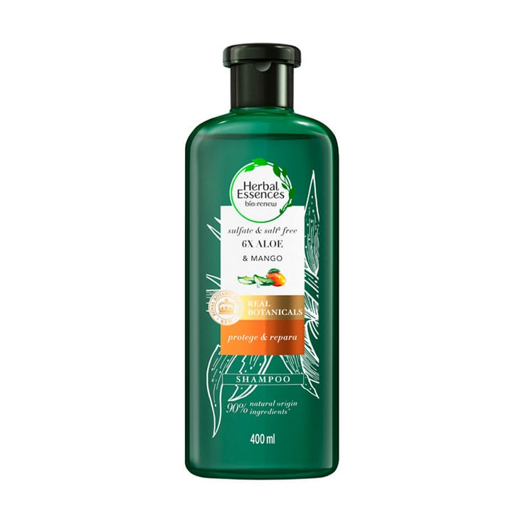 Shampoo Aloe & Mango Herbal & Essences Shampoo 400 Ml