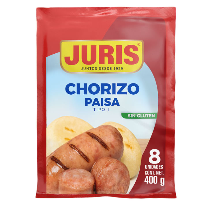 Chorizo Paisa Juris 400 Gr