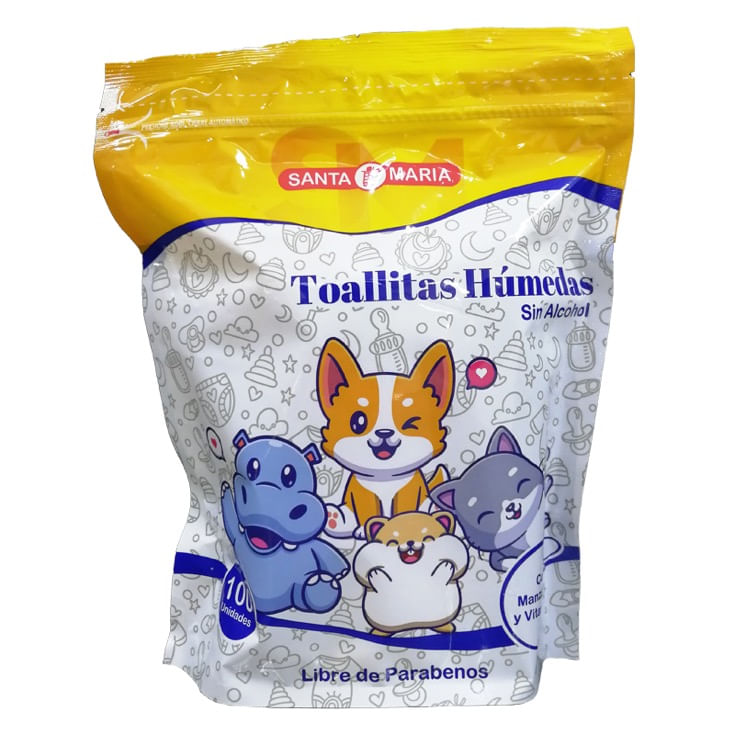 Santa Maria Toallitas Humedas Doypack X100