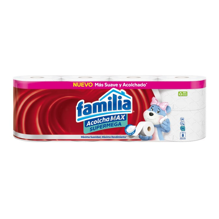 Familia Papel Higienico Supermega 8 Un