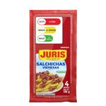 Salchicha Vienesa Mini Pack Linea Diaria Tipo Ii Juris 100 Gr.