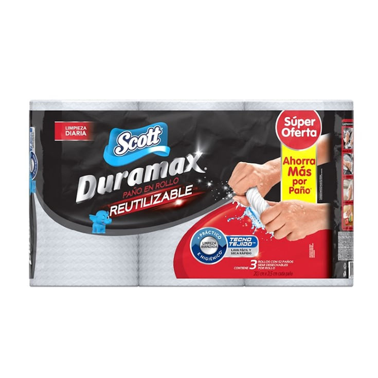 Scott Toalla De Cocina Duramax 3 Un.