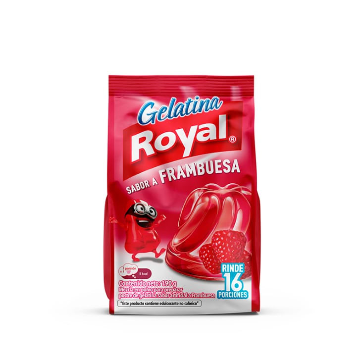 Gelatina Royal Frambuesa 190G