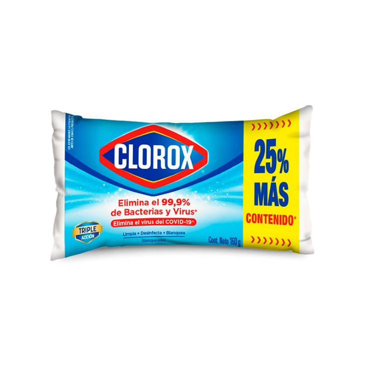 Cloro Blanqueador Original Clorox 160Gr