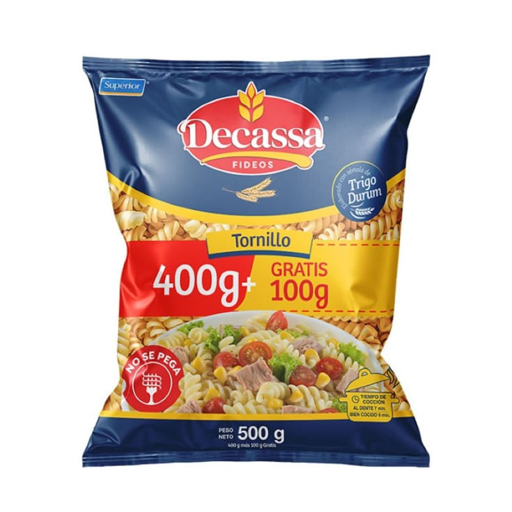 LACITO DECASSA 400 GR+ 100 GR GRATIS