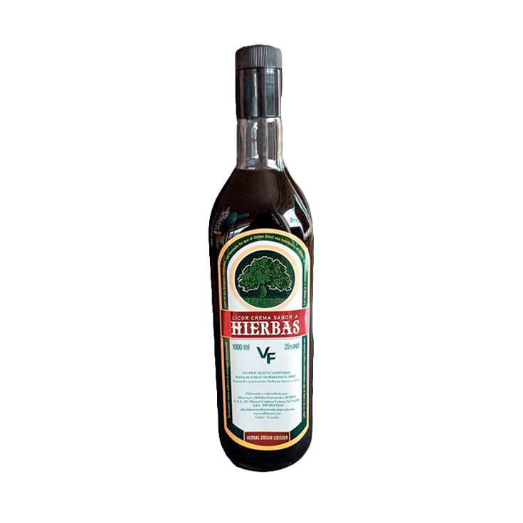 Licor Crema V&f Sabor A Hierbas 100 Ml