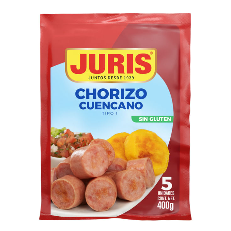 Chorizo Cuencano Tipo I Juris 400 Gr.