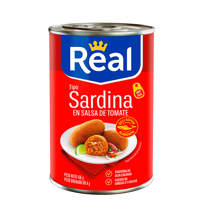 Real Sardina Tinapa En Salsa Tomate 156Gr