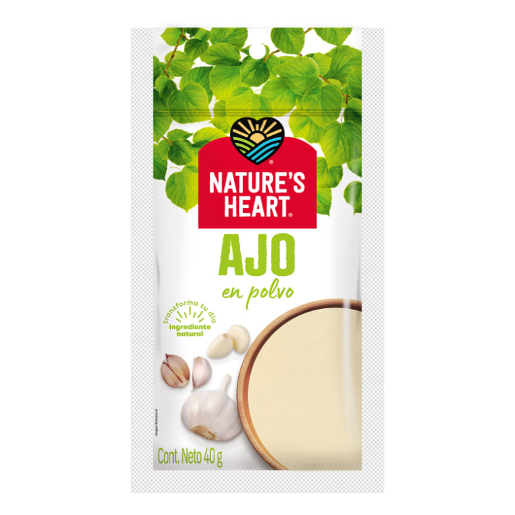 Ajo En Polvo Natures Heart 40 Gr