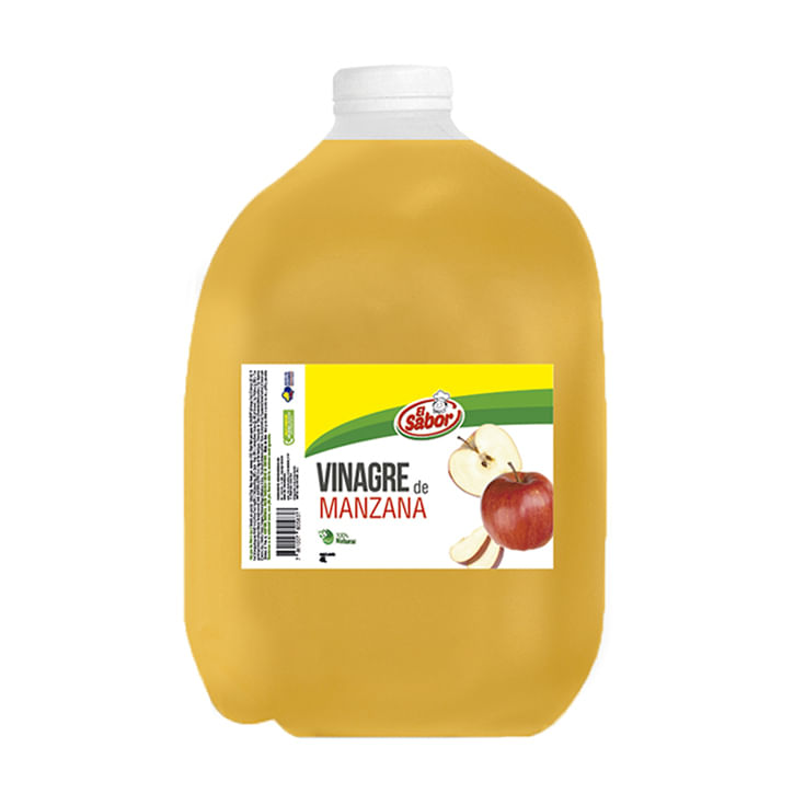 Vinagre De Manzana El Sabor 4Lt