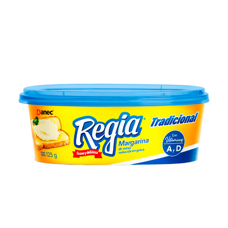 Margarina Tradicional Regia Topper 125 GR