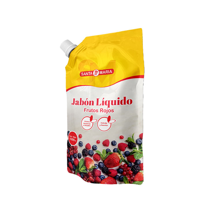 Jabon Liquido Doypack Frutos Rojos Santa Maria 1000Ml