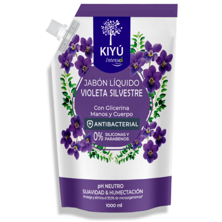 Jabón Líquido Violeta Silvestre Kiyú 1000ml
