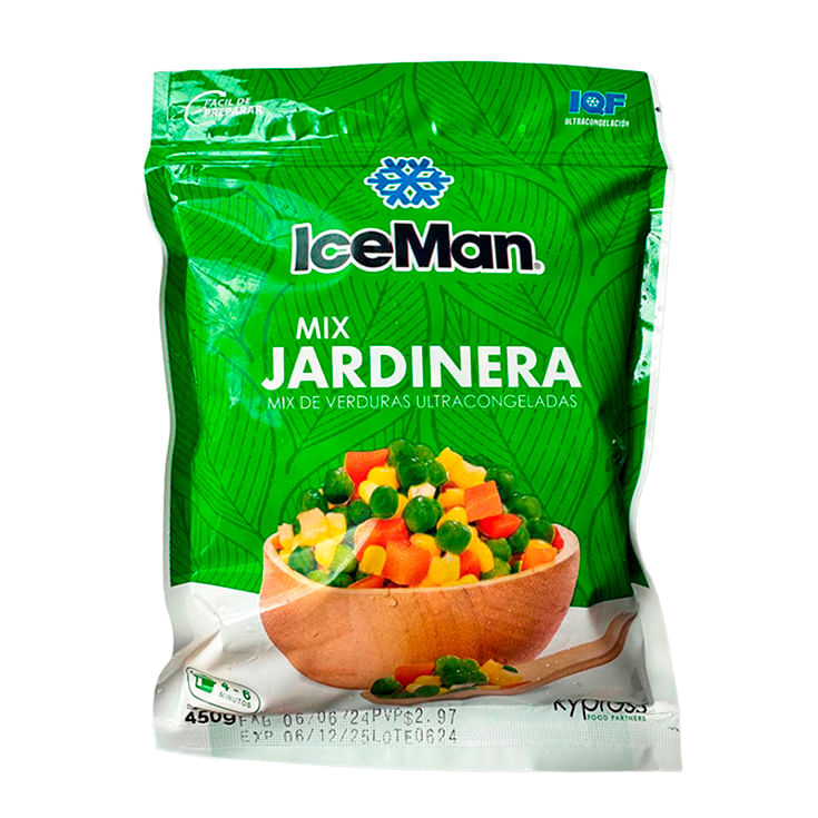 Mix Jardinera Congelada Lord Iceman 450Gr