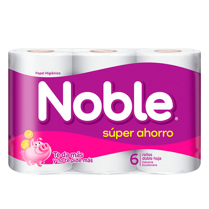 Papel Higienico Noble 15M X6/8